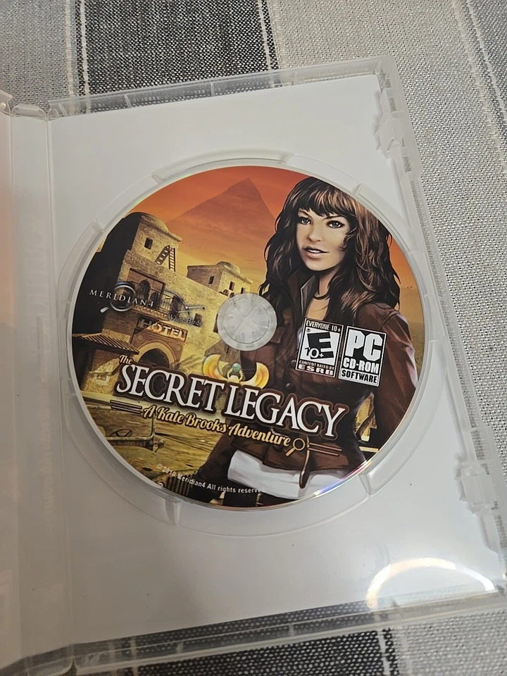 The Secret Legacy: A Kate Brooks Adventure PC CD-ROM Hidden Object Computer Game - Image 3 of 4