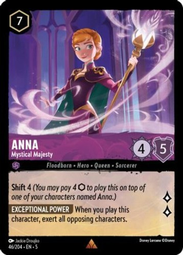 Disney Lorcana Anna - Soothing Sister | Winterspell Legendary 50