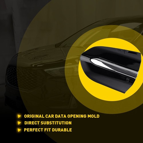 Door Handle Cover Cap Black Front Driver Side for Ford 13-20 Fusion 15-21 Edge - Picture 6 of 18