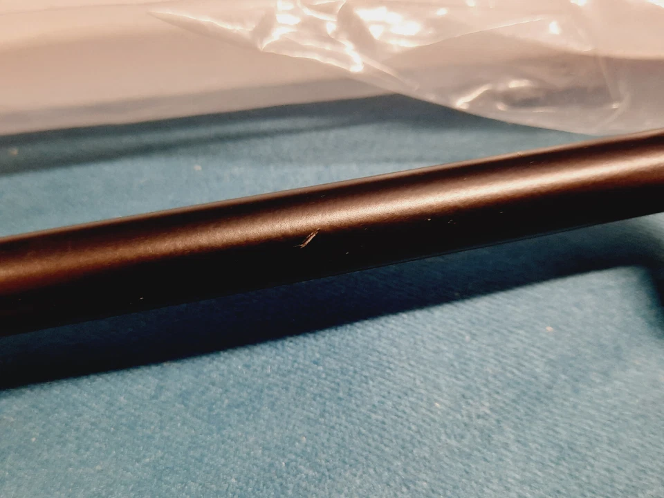 Perillas superiores TK946BLK Kinney 12" mango central tirar serie Lynwood plano negro ¡LEER! Foto 2 de 4