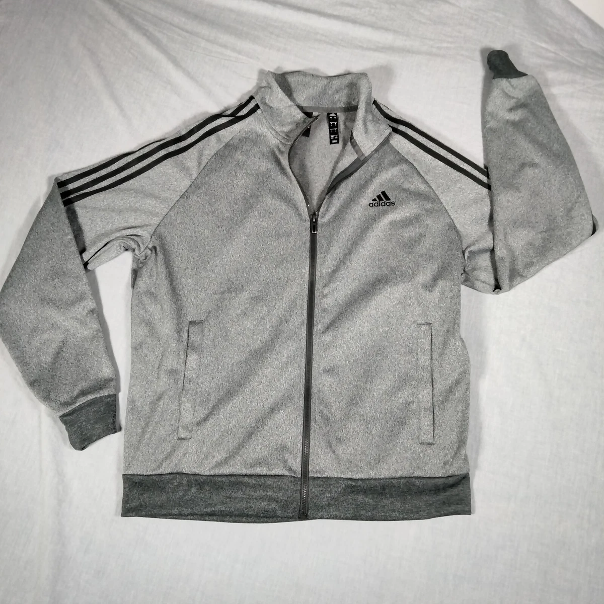 Adidas knit fleece clearance jacket