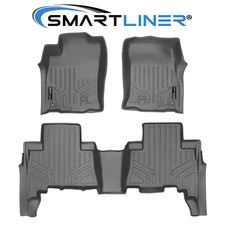 SMARTLINER Custom Fit Floor Mats 2 Row Gray 2010-2012 4Runner | 2010-2013 GX460