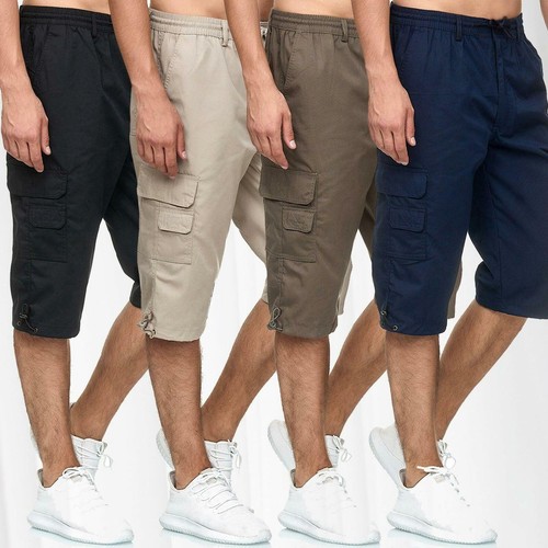 Shorts Elasticated Waist Cargo Combat 
