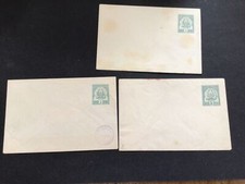 Tunisia three vintage unused stationary covers Ref 64023