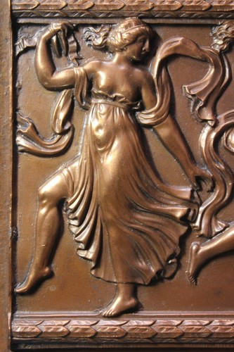 Neoclassical electroplating plate. Dancing nymphs. Neoclassical electroplating - Picture 2 of 7