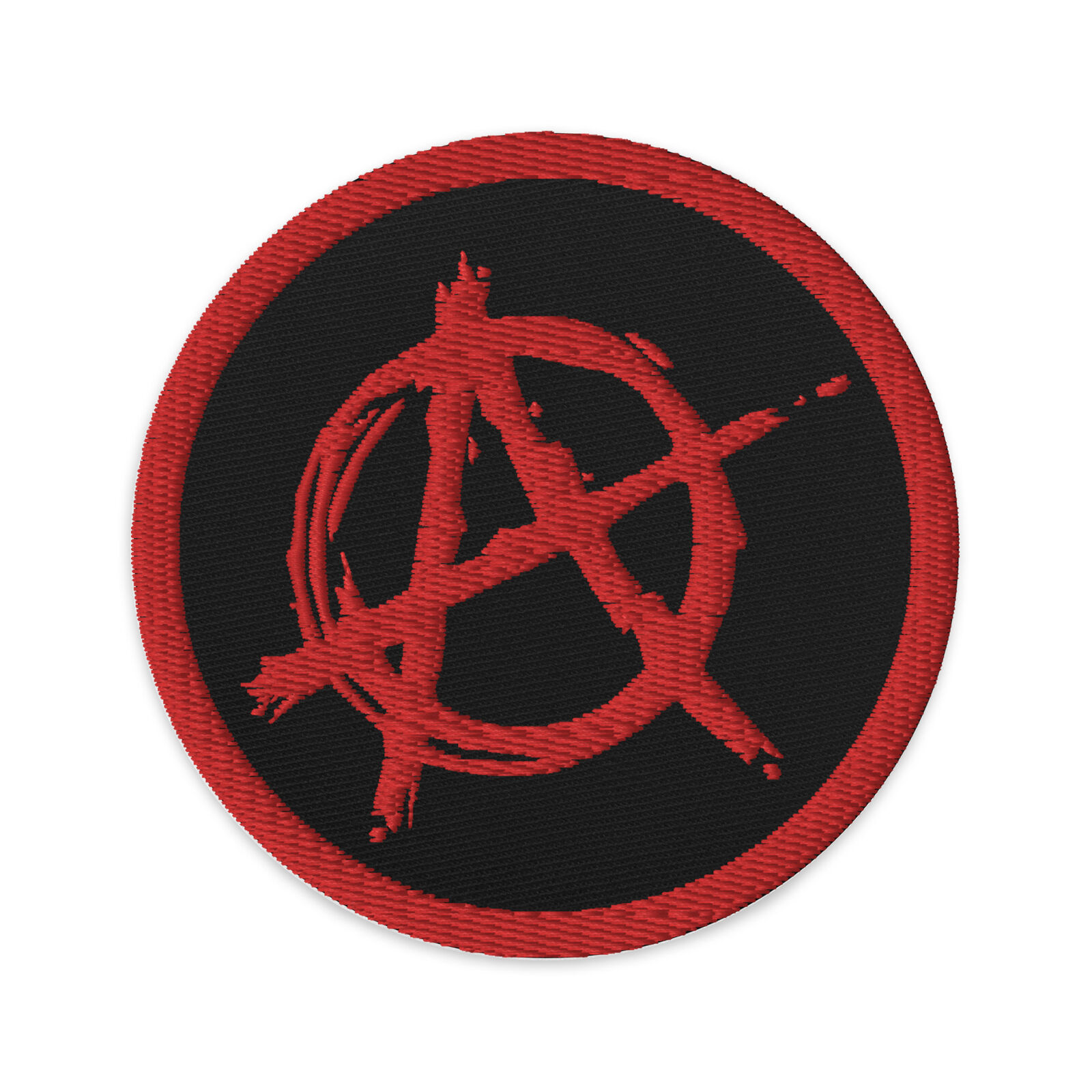 Red The Leviathan Cross of Satan Occult Symbol Embroidered Patch Applique