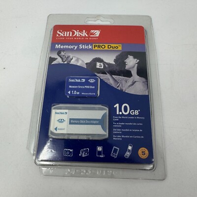 SanDisk 1.0 GB MemoryStick Pro Duo Magic Gate Memory Card 
