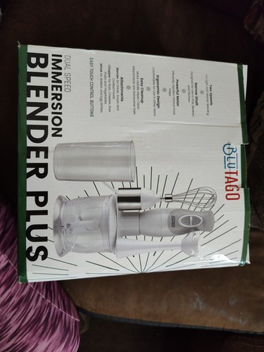 Blue Tago immersion blender Plus Open Box - New - Picture 2 of 6