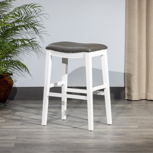 DTY Indoor Living Aurora Saddle Stool, Barstool, Set of 2 - Picture 24 of 33