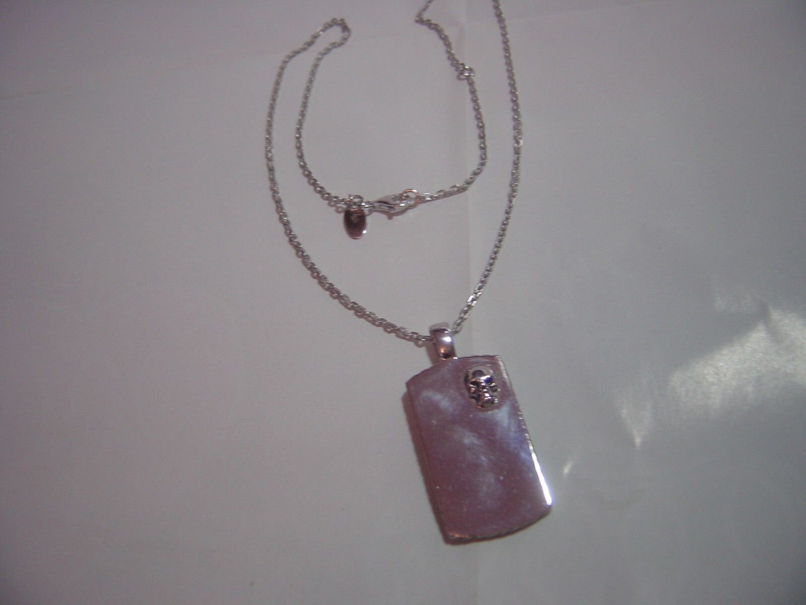 extremely high quality-solid silver 18"chain & "s… - image 6