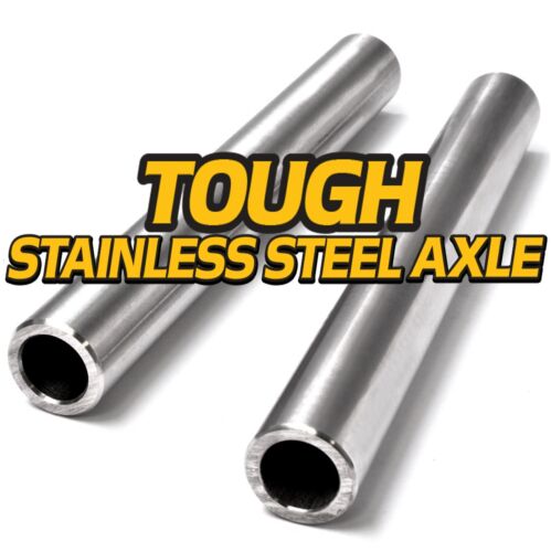 (2 Kits) Stainless Steel Axle & Bearing Upgrade TITAN ZX 4800 5400 6000  (13x5-6)