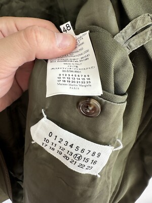 Maison Martin Margiela Paris Bomber Jacket Khaki Size48 Exclusive