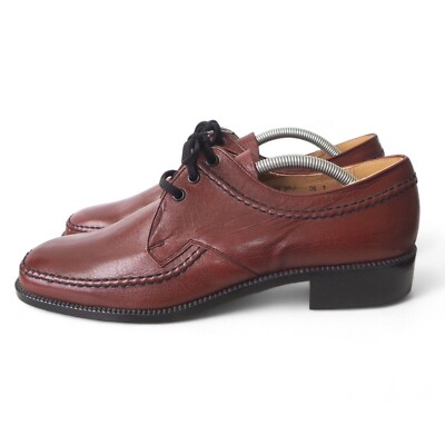 靴 Salamander Brown Oxfords Dress Shoes VINTAGE SALAMANDER WEST GERMANY BROWN LEATHER OXFORD DRESS