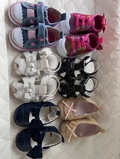 Baby girl shoes size 2 - 8 Pairs