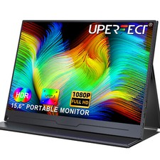 Used  Portable Monitor 15.6 Inch FHD USB-C Monitor HDMI with Smart Case