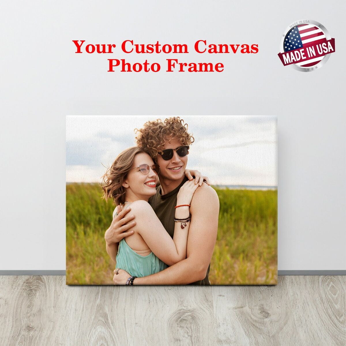 Custom Canvas Picture Frame Print Your Own Photo On Canvas Frame (16x20  inch.)