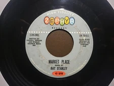 RAY STANLEY Market Place / Pushin' 👂HEAR🎵 45 Vinyl Record Zephyr Rockabilly