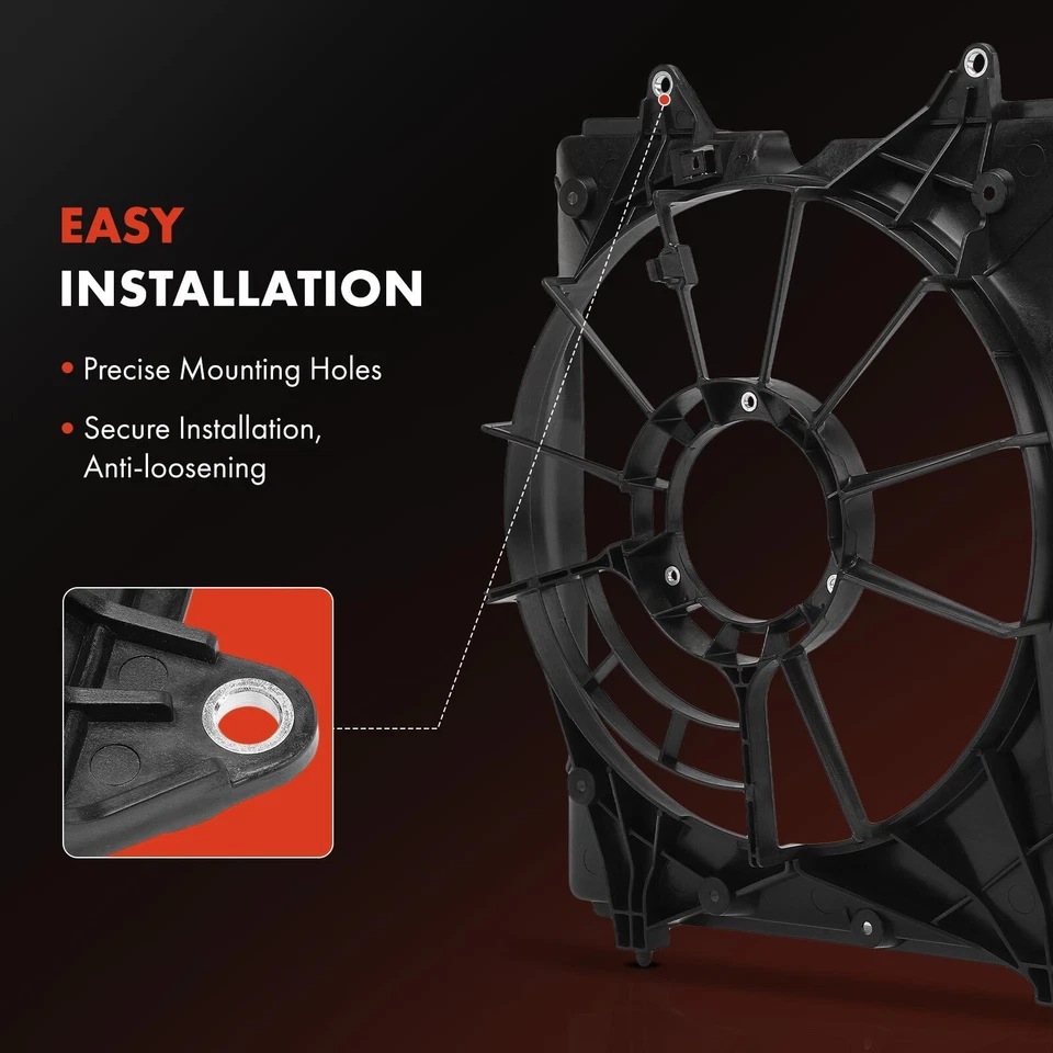 Cubierta del ventilador de refrigeración del radiador para Honda Odyssey 2018 2019-2024 V6 3,5 L 190155MRA01 Foto 4 de 4