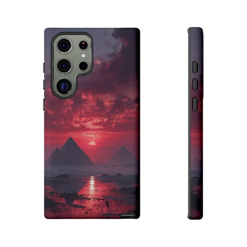 Egypt Pyramids Blood Red Sky Phone Case for iPhone, Samsung Galaxy, Pixel - 第 170/239 張圖片