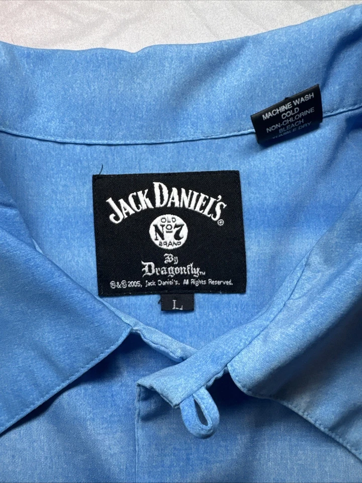 Camisa hawaiana vintage Jack Daniels X Eric Hermann Foto 3 de 4