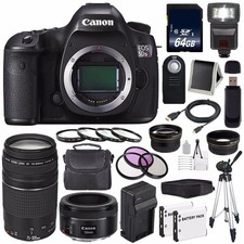 Canon EOS 5DS R DSLR Camera International Model 0582C002 Canon EF 75-300