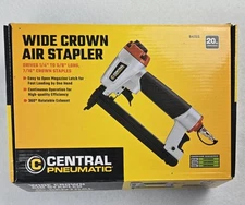 Central Pneumatic 20 G Crown Stapler    1/4" to 5/8" Long 7/16" Crown Staples