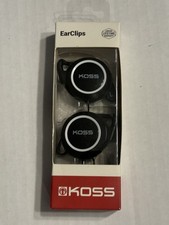Koss KSC21K 50 Hz to 18 kHz 101 dB Stereo Black Sports Clip Headphone 4 ft.