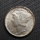 1925  **P**MERCURY   HEAD  SILVER DIME - FREE SHIPPING! C2536
