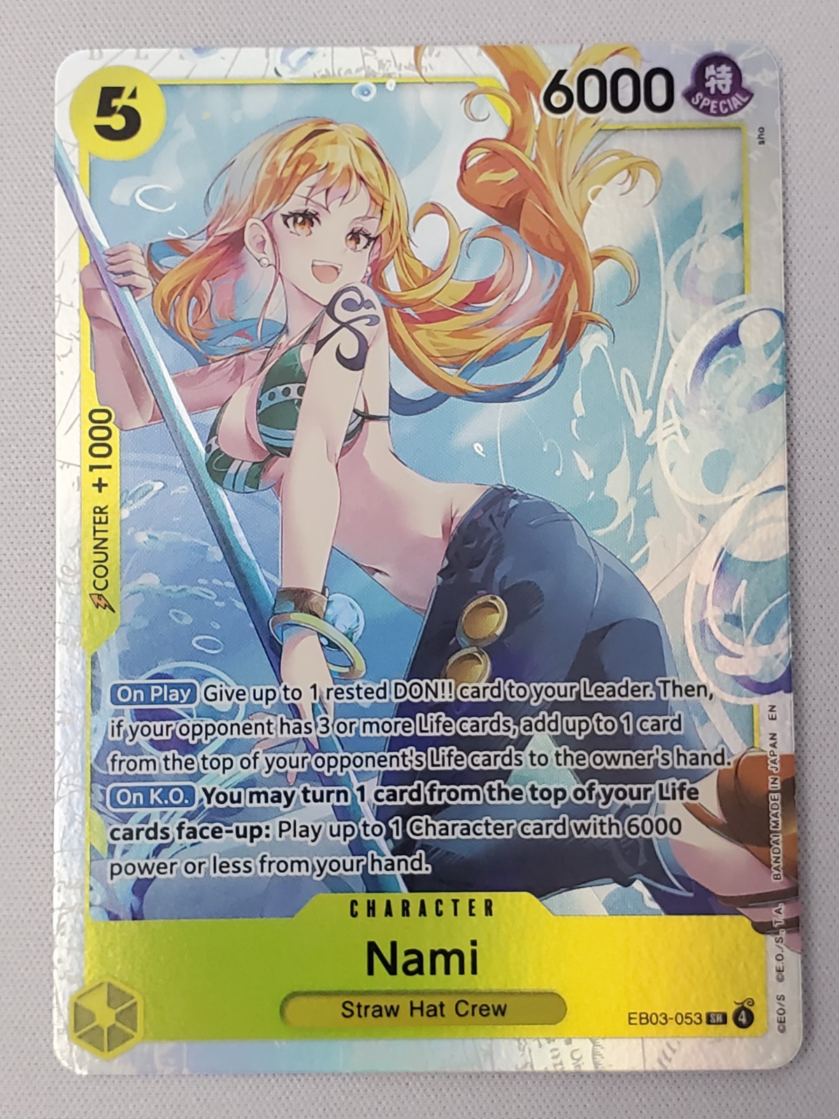 Nami (053) EB03-053 Extra Booster: One Piece Heroines Edition Foil
