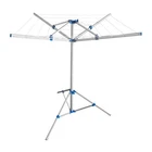 COMPACT SPACE SAVING FOLDING RV CARAVAN CAMPING CLOTHES LINE WITH PEGS & BAG