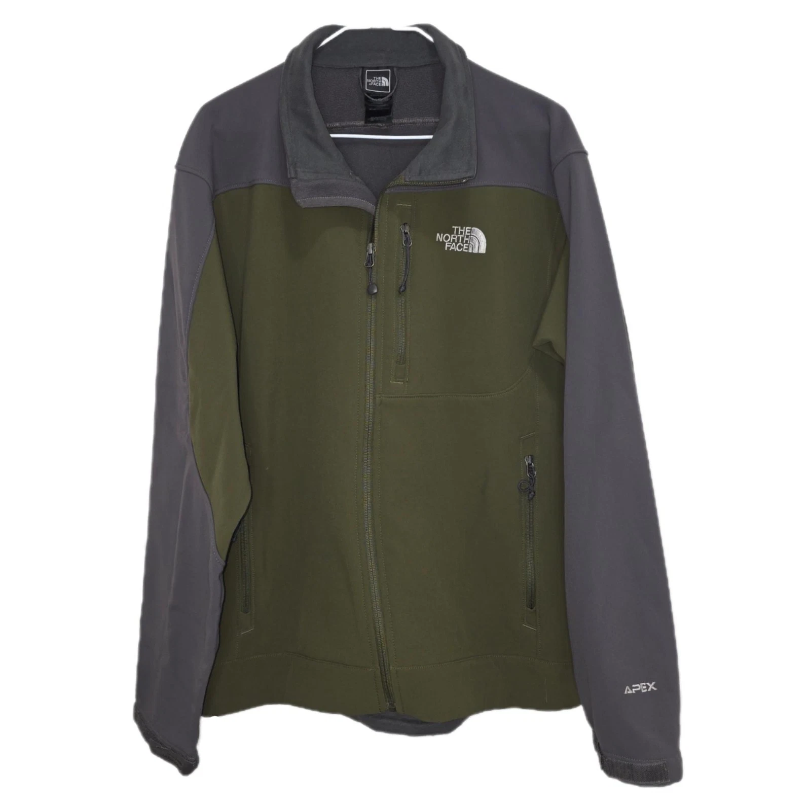 1232 The North Face Water Resistant Full Zip Jacket Sz.L Mens