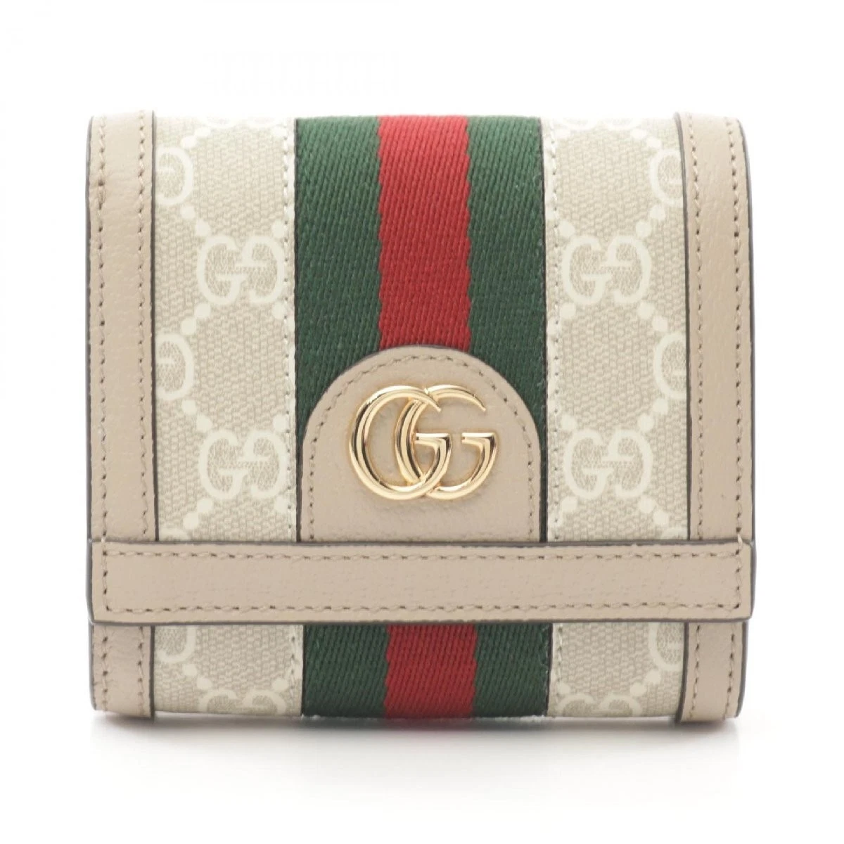 Gucci Ophidia GG Portefeuille Shelly Line Toile enduite PVC Supreme 359689