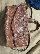 Tory Burch Thea leather Woven Slouchy bag, brown woven leather