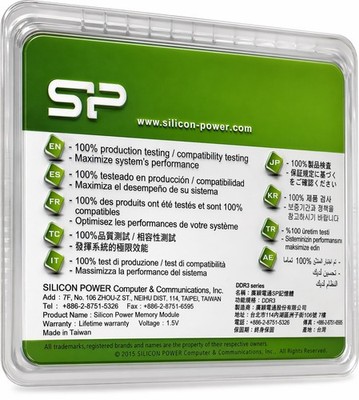 Silicon Power 8GB (2x4GB) DDR3 1600MHz (PC3-12800) Laptop RAM Kit