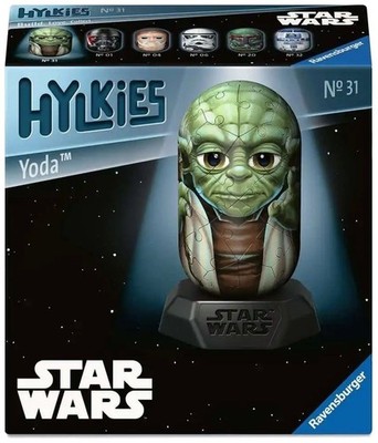 NEW Ravensburger 54 Pieces Jigsaw 3D Puzzle Hylkies Star Wars 31 Yoda