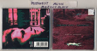 Dead Can Dance - Sinful Garden CD - Live at The Wiltern, San Francisco 1993