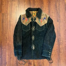 Hippy Leather 1960s Vintage Outerwear Coats & Jackets for Men for