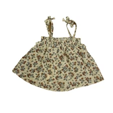 Rylee + Cru Ruffle Tube Top Vintage Floral Baby Toddler Size 3-6M