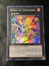 *** WIND-UP ZENMAINES *** SUPER RARE CT09-EN008 (LP) YUGIOH!