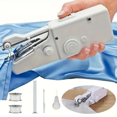 #ad US 1 Pack Held Sewing Machine Mini Portable Cordless Perfect Electric Supplies $21.59
