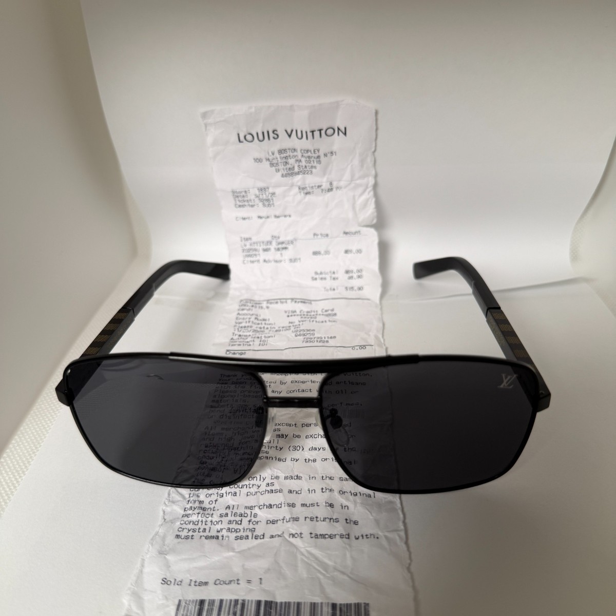 Louis Vuitton Attitude Sunglasses WITH RECEIPTS | eBay