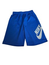 Nike SB Boys Athletic Shorts Blue with Big LOGO, Size L Youth