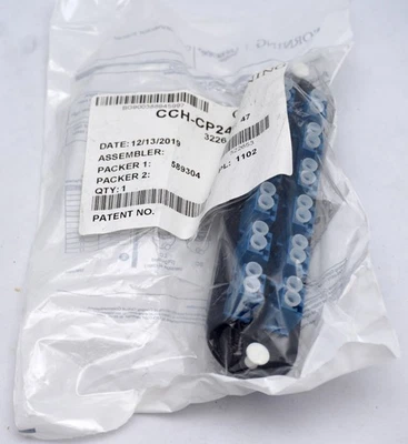 NEW UNOPENED Corning CCH-CP24-A9 Fiber Optic Adapter Panel 12 LC Duplex - NIP - Image 1 of 3