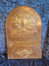 Zeitungshalter Briefhalter Wandhalter Messing antik floral Handarbeit Jugendstil