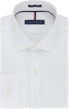 Men'S Slim Fit Non Iron Solid Dress Shirt