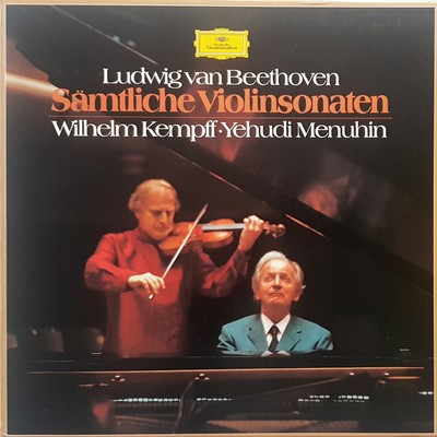 Ludwig Van Beethoven, Wilhelm Kempff, Yehudi 5xLP RE + Box Vinyl Schallplatte 21
