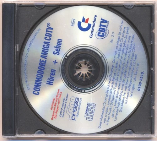 Commodore CDTV "Hören + Sehen" Cd-Rom