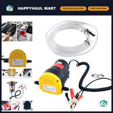 12V 60W Electric Oil Extractor Pump for Engine Oil  Diesel Fuel Transfer, Tubes