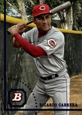 2022 Bowman Heritage Prospects #BHP-132 Ricardo Cabrera Cincinnati Reds
