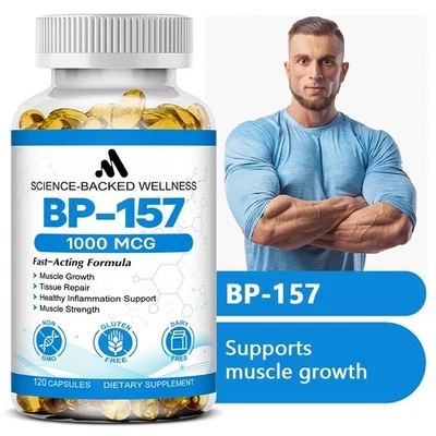 100% PURE BP-157 1000 mcg Recupero Tessuti Muscolari,30/60/120 Capsule,NON OGM,SENZA GLUTINE